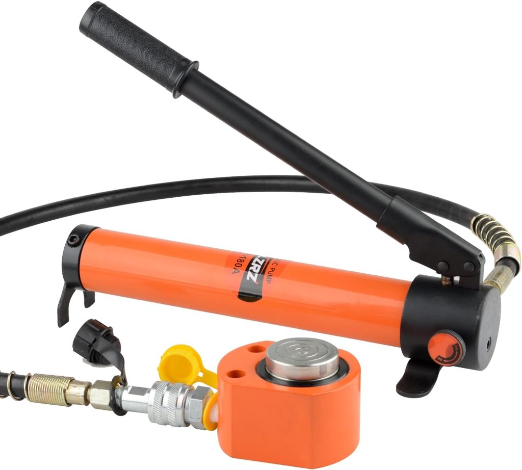 hydraulic hand pump and cylinder